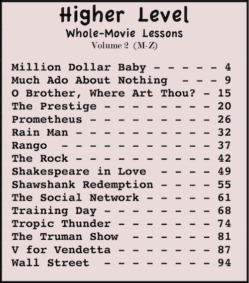 Table of Contents, Higher Level, Volume 2 